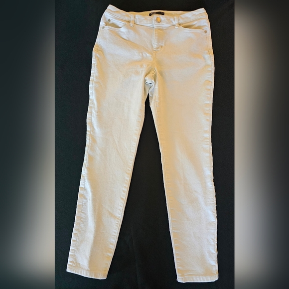 Simply Vera Wang Skinny White Jeans, women's size 8 - Picture 3 of 8